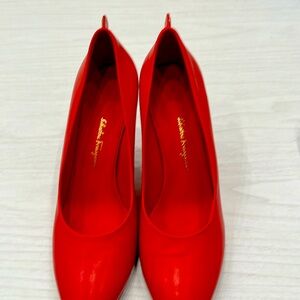 Hot red ferragamo heels